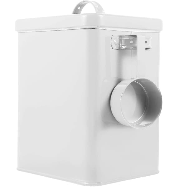 Metal Vaskepulver Boks Opbevaringsboks til Dyrefoder Køkken Madbeholder Spisekammer Organizer