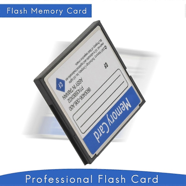 32 GB Compact Flash-minneskort (vit & blå)
