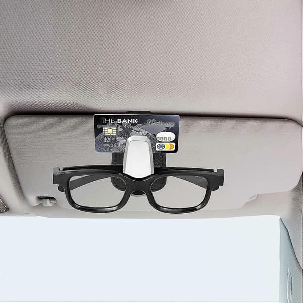 2-pack Bilspektakelram Universal Bilvisir Solglasögonram (svart)