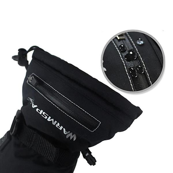 Evago Varme Elektriske Handsker, Ski, Cykling og Fiskeri, Touch Screen, Temperaturkontrol, Fem Fingre Varme, Aa Batteri (uden Batteri I Th M
