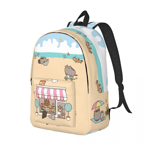 Kawaii Pusheen Ryggsäckar För Flickor Söta Katter Skolväska Mellanstadiet Högskola Skola Student Bokväska Tonåringar Dagsryggsäck Gåva style 7 45x31x16 cm