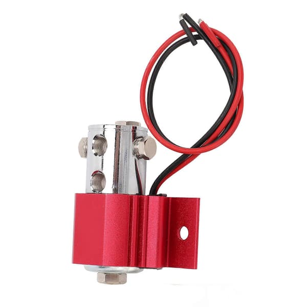 Universal Frontbromsledningslås Kit Elektrisk Rullkontroll Solenoid Hill Holder Set 12–24V DCRed