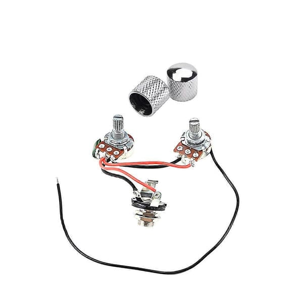 Guitar Single Coil Ledningsnet 1 T 1 Volume Til 3/4 Strenget Kasse Guitar S