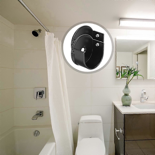 2 st Garderobsstångsfäste Garderobsstångshållare Gardinstångsfäste Legering Gardinstångsstöd