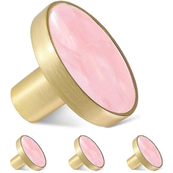 4-pack Guldknoppar för Byrålåda, Kökslucka, Rosa