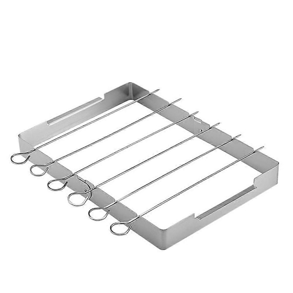 1 set Hållbart Användbart Grill Rostfritt Stål Barbecue Rack för Utomhusbruk