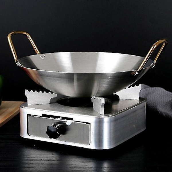Tykkere rustfritt stål gryte, tykkere gryte, husholdnings tørrgryte, hot pot, utendørs matlagingsgryte, chafing di