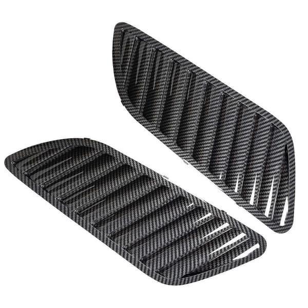 Bil Front Grill Panserdeksel, Karbonfiber Grill Utløpsventil Deksel Trim For- E90 E91 E92 F30 E46 Dtm