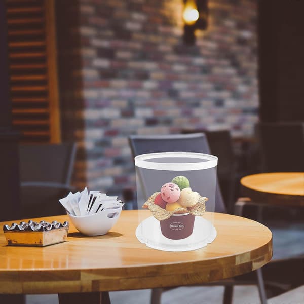 1 st Bakning Tårta Förpackningslåda Rund Presentförpackning Dessertförpackningslåda