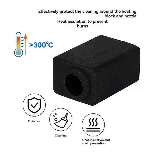 3D-printer Hotend-sett for Neptune 4 PLUS/4 MAX, helmetall Hotend med messingdyse, 3D-printertilbehør