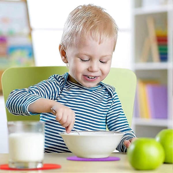 5 stycken silikonunderlägg, halkfria mattor för kokkärl, rätter och kök