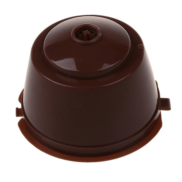 10-pack Återanvändbara Kaffe Kapslar Sked Borst Set för Dolce Gusto Bryggare Kaffe-färg