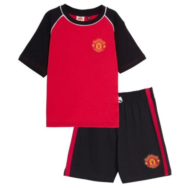 Manchester United Kort Pyjamas Barn Fotbollskit Shorts T-shirt 5-6 Years
