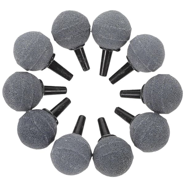 10 pakker kuleformet luftstein mineral boble diffuser luftesteiner diffuser for akvarium fisketank pumpe hydroponi (20mm x 20mm)