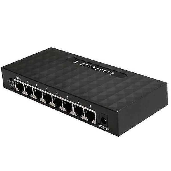 8 Port Gigabit Netværk Switch 1000mbps Gigabit Ethernet Netværk Switch Lan Hub Ethernet Smart Switch