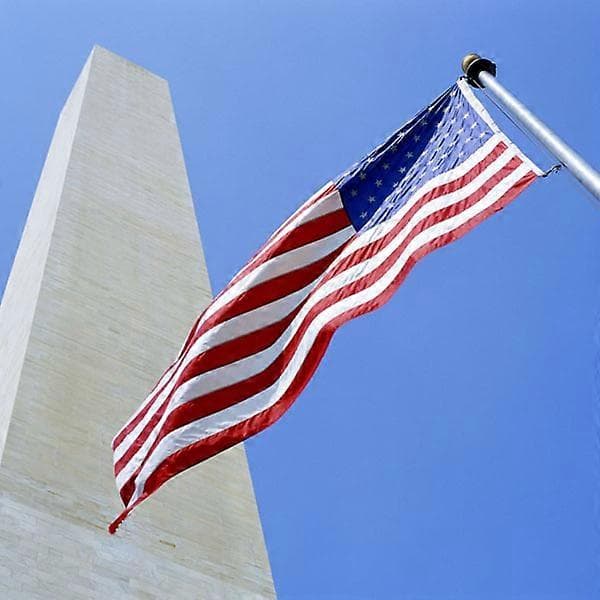 Holdbart 90 cm * 150 cm Vejrbestandigt Polyester Amerikansk Flag US Flag