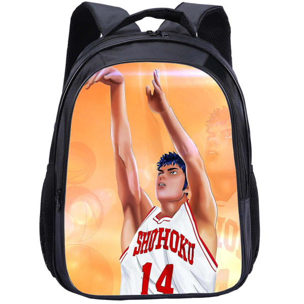 Slam Dunk Ryggsäck med Tryck för Tonårspojkar Flickor Väskor Canvas Student Skolväskor style 19