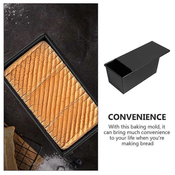 Bageform til brød Toast Bageform Nonstick Brødform med låg Praktisk Form til Franskbrød DIY Form