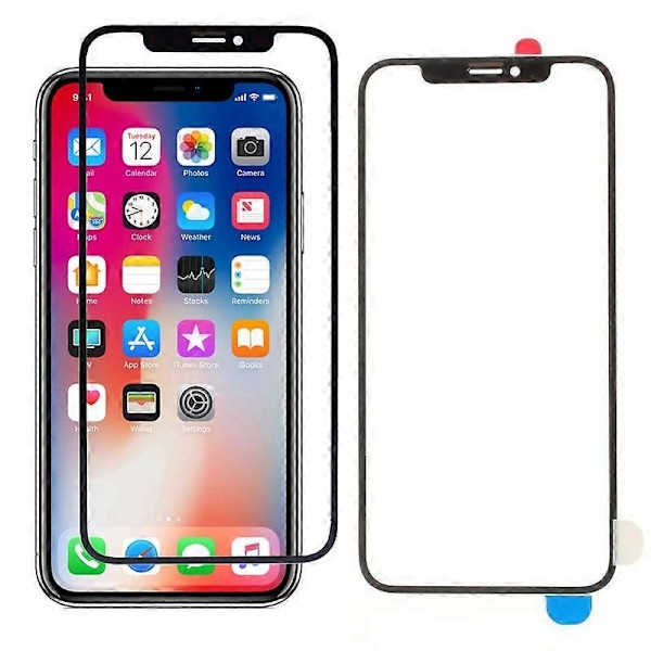 Ersättningsskärm för yttre framglaspanel med verktyg, kompatibel med iPhone 11
