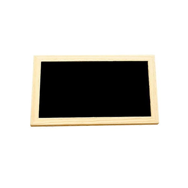 Tavle Skilt Enkeltsidig Slettbar Meldingstavle Krittavle Veggdekor Skilt med Hengende Snor 30x20cm