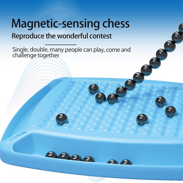 Julklapp till barn magnetiskt schackspel, magnetiskt brädspel, magnetiskt brädspel för vuxna, magnetiskt schackset