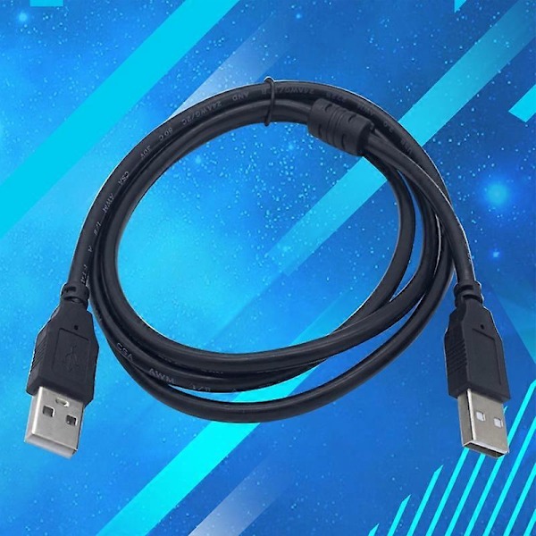 Datakabel Höghastighetsöverföring Stabil Utgång Drivrutinsfri USB2.0 A till A Hane till Hane Dataöverföringskabel för Kylare