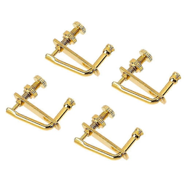 Set med 4 Fullstora 3/4, 4/4 Finstämmare för Violin, Metallviolin