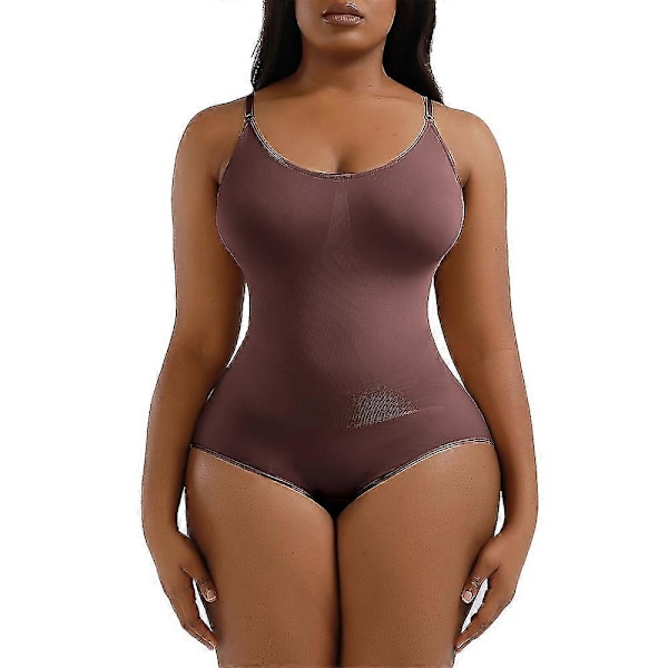 Heyshape Snatched Bodysuit Heyshape Bodysuit Snatched Shapewear Bodysuit Dam S Brown triangle model