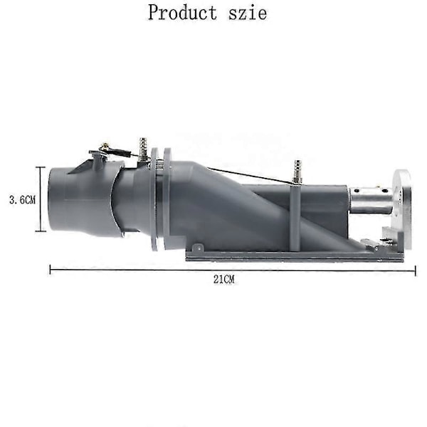 40mm Vannjet Thruster Kraftsprøytepumpe 3 Blader Propellkobling Og 775 Motor For Rc Jet Båt