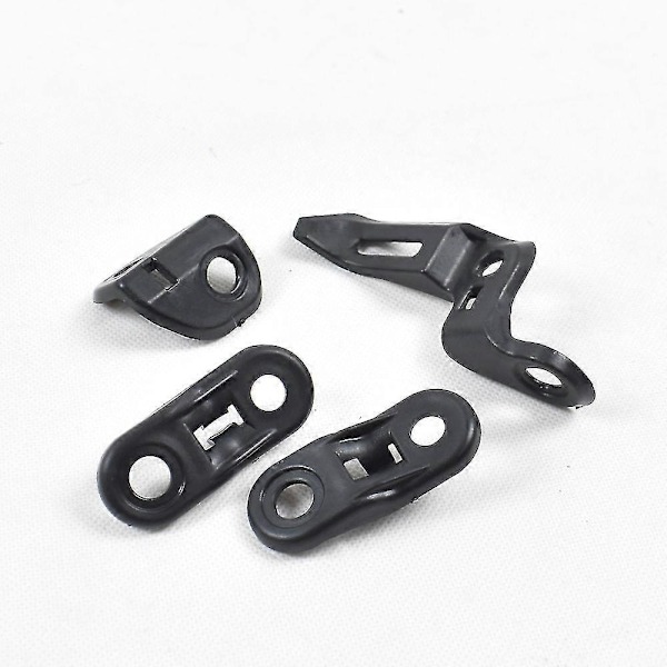 4 stk. ABS Sort Kåbe Alle Faste Skalbeslag Passer til Honda CBR1000RR 2008 2009 2010 2011 2012 2013 2014 2015