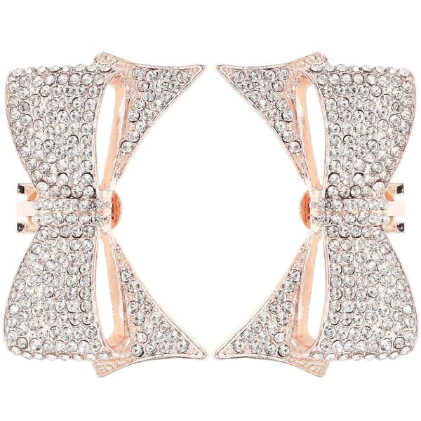 1 Par Bryllupssko Spænde Brudesko Knapper Rhinestone Sko Pynt