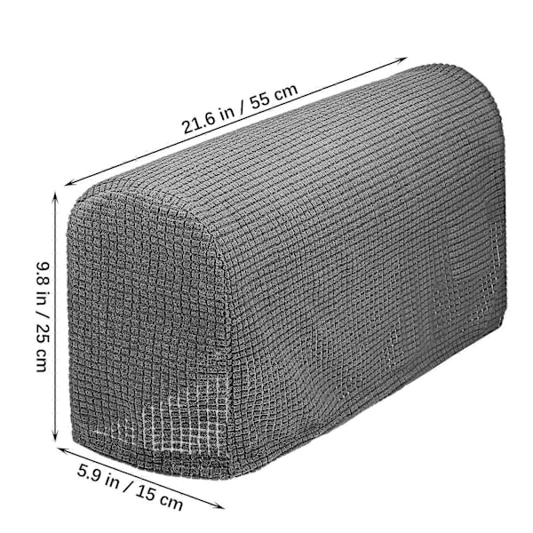 4 stk. Sofa Armbeskyttere Vaskbare Elastiske Sofatrekk Armlenebeskyttere Sofabeskyttere for Kjæledyr Lenestol