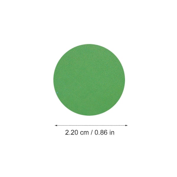 2 Rullar Färgglada Pricketiketter Praktiska Förslutningsetiketter Pappersetiketter