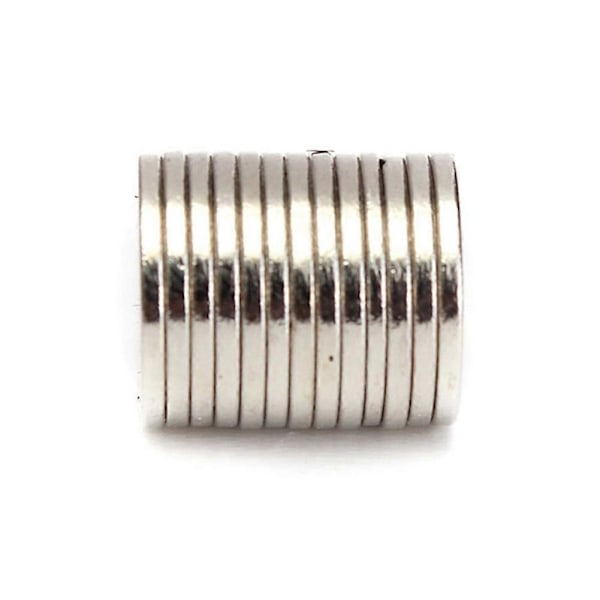 10 kpl 10x1mm N52 pyöreitä kiekkoja harvinaisten maametallien neodyymi supervahvoja magneetteja