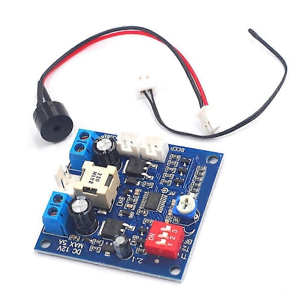12V Temperaturstyret DC-blæserhastighedsregulator med temperaturprobeinterface