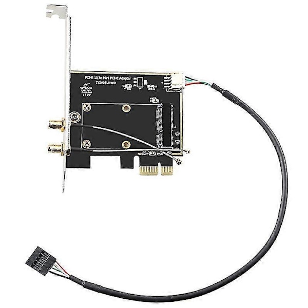 Mini Pcie Desktop Wifi Adapter Pci-e X1 Trådløs Wifi Adapter Konverter Til