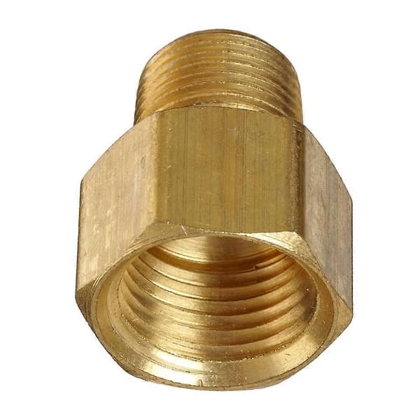 Metal Messing 3/8 tommer Han til 1/2 tomme Hun Rørfitting Adapter Skrueforbindelse