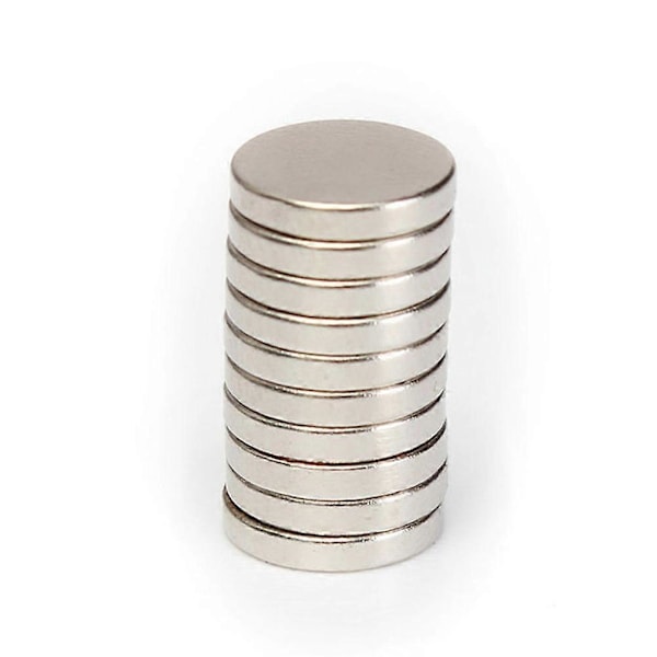 10 stk. 10x2mm N50 Super Stærke Runde Skiveblokke Sjældne Jordarters Neodym Magneter