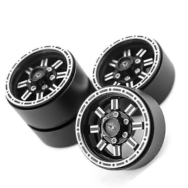 4 stk. Metal Beadlock 1.9 Fælghorn til 1/10 Rc Crawler Bil Traxxas Trx4 Rc4wd D90 Axial Sc