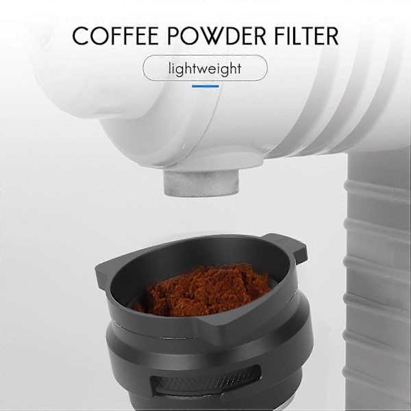 Kaffepulver Ring, 54mm Espresso Doserings Tragt Universal Kaffepulver Modtager Doserings Ring Kaffe