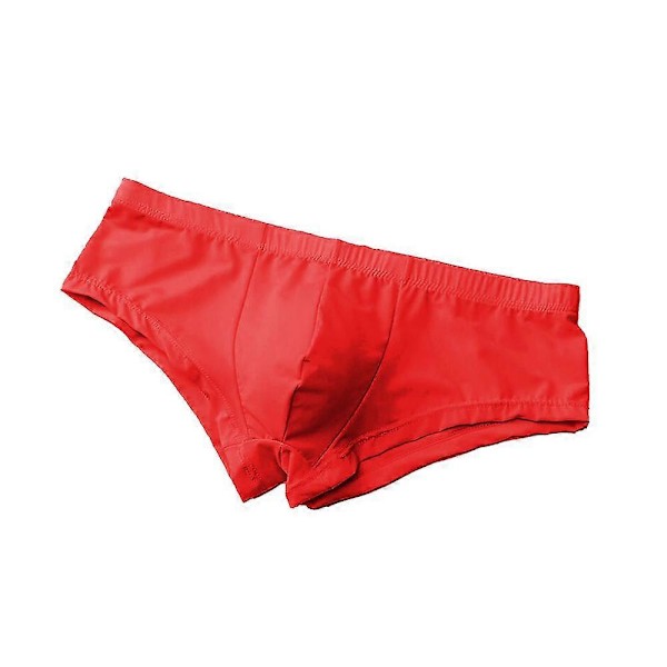 Herr Andningsbara Underkläder Boxerkalsonger Sport Strand Trosor Underbyxor Red L