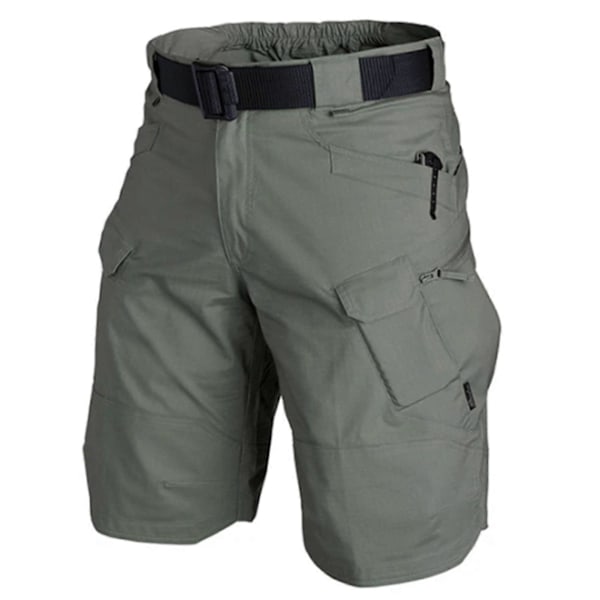2021 Opgraderede Vandtætte Shorts Herre Cargo Shorts Afslappet Pasform Vandafvisende Arbejds Vandre Shorts Udendørs Aktivitet Green M