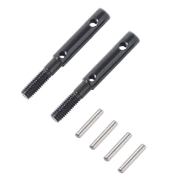 2 stk. Hardt Stål Fremre Bakre Portal Stub Aksel Drivaksel For Rc Crawler Axail Scx10 Iii Axi03007 Cap