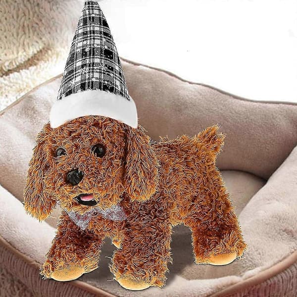 Julemandshat til kæledyr, hunde, jul style 3