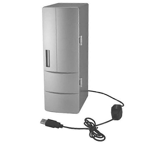 Kannettava USB Mini Jääkaappi Kaksikäyttöinen ABS Mini Lämmitys Jäähdytys Jääkaappi Juomien Jäähdytin Toimistoon