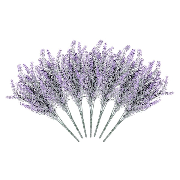 6 st Konstgjorda Lavendelblommor Bröllopsfest Simulerad Lavendel Realistisk Blomma
