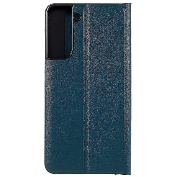Til Samsung S21 Fe Fjerde Generations Stå Læder Etui Green Style D Samsung Galaxy S21 FE
