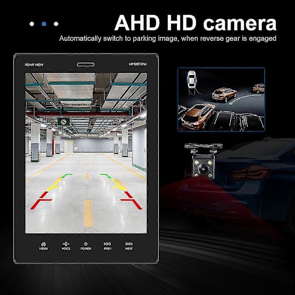 2 Din Carplay Android Auto 9,5 tuuman yleismallin autoradio irrotettava säätö - Mp5-soittimelle ilman