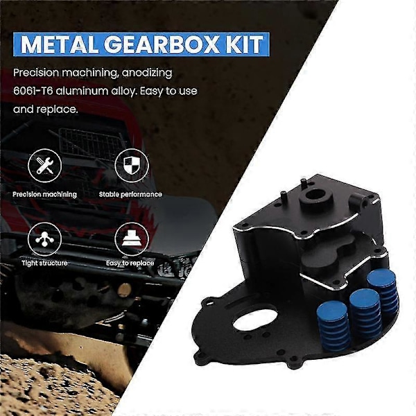 Metall Växellåda Uppgraderingsdelar Set För 1/10 2wd Slash Stampede Bandit,1