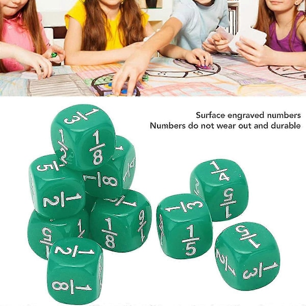 Teang Set, 20 st Fraktionsset Akryl, 6-sidig Fraktion, Röd